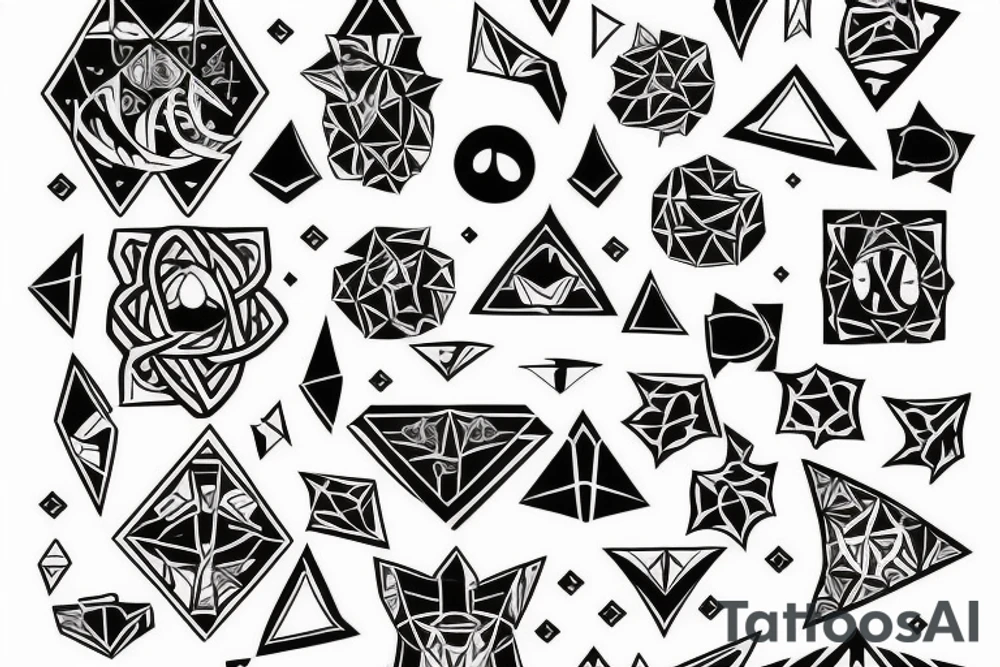 Абстракция tattoo idea