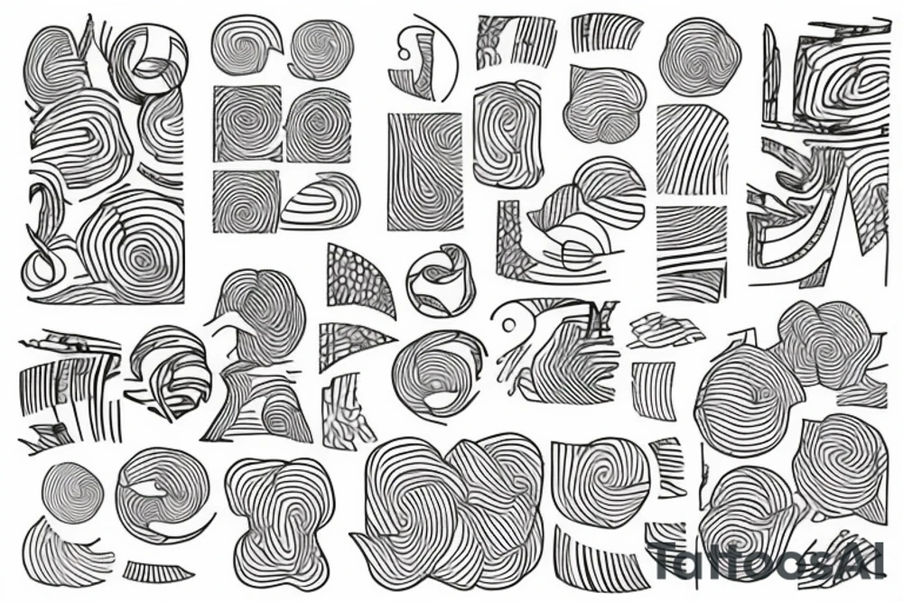 lines tattoo idea
