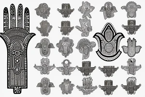 Hamsa tattoo idea