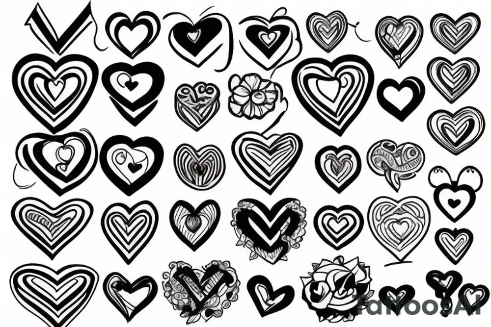 heart tattoo idea