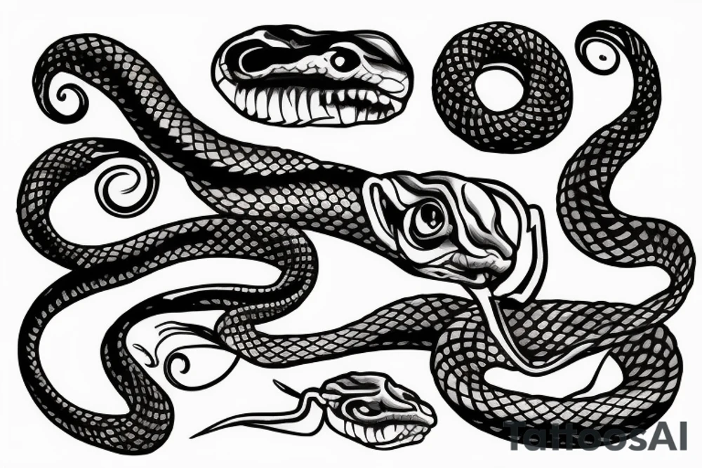 snake tattoo idea