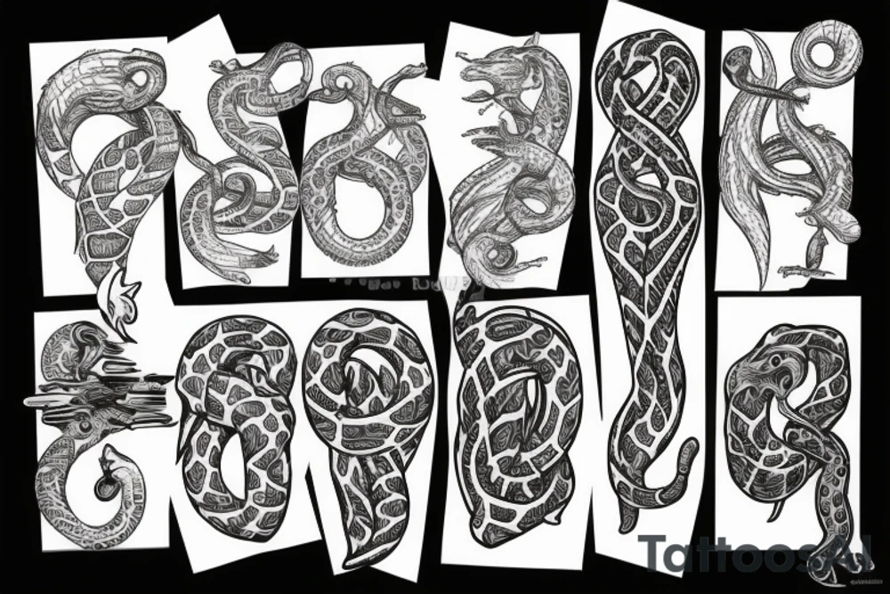 snake tattoo idea