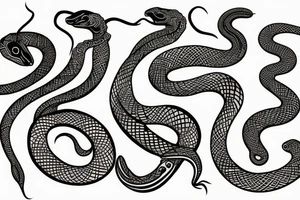 snake tattoo idea