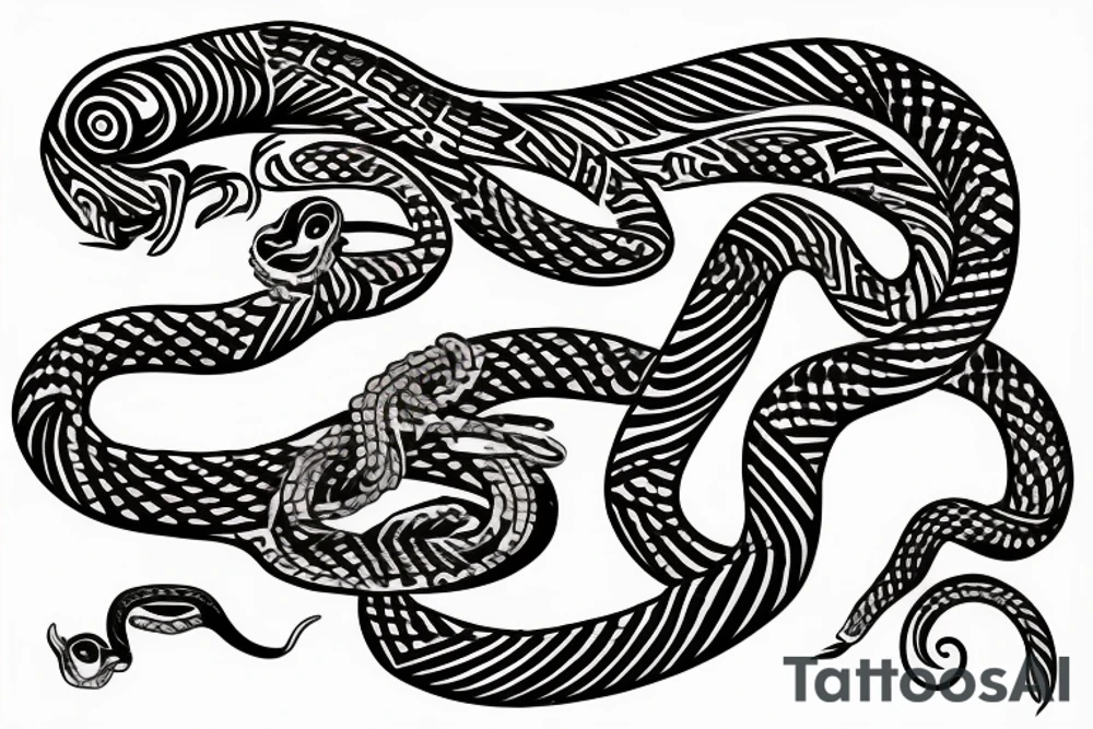 snake tattoo idea