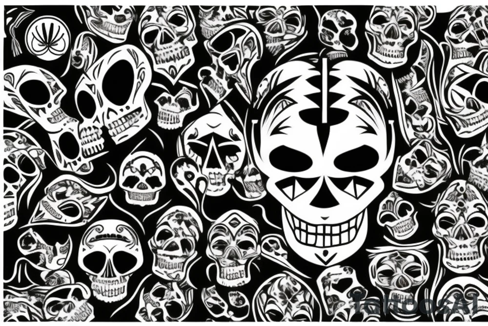 skull tattoo idea