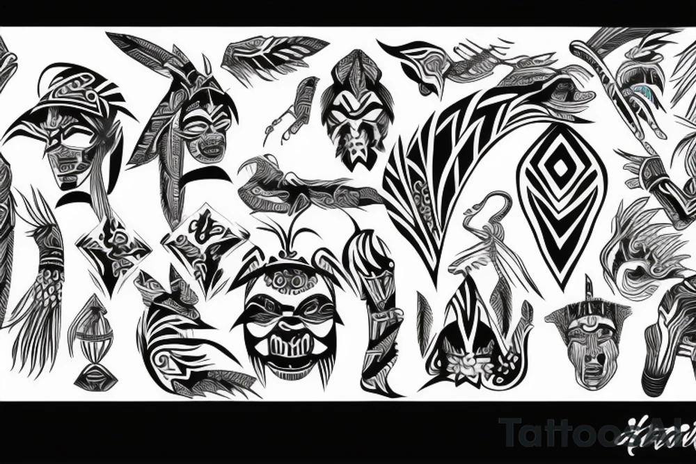 staging from lines tattoo idea