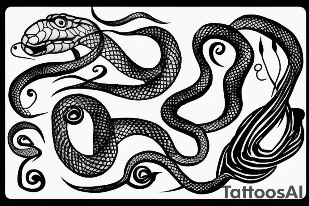 snake tattoo idea