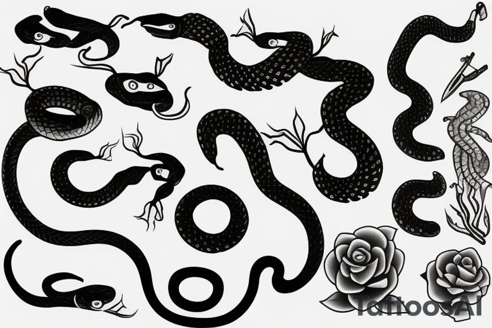 snake tattoo idea
