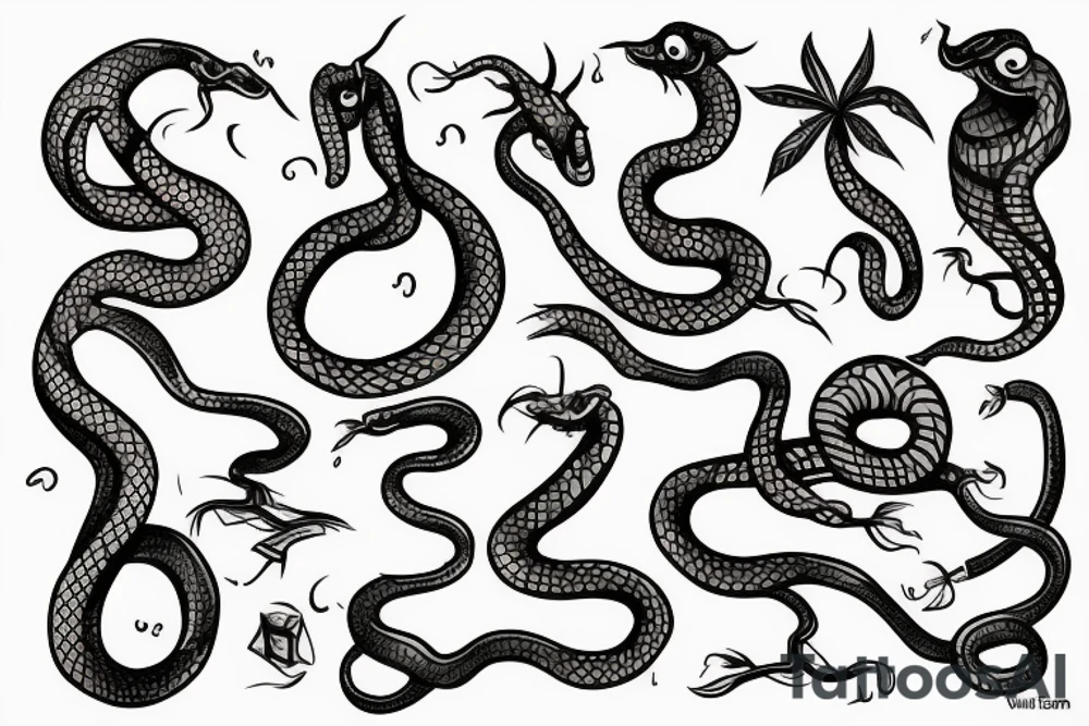 snake tattoo idea