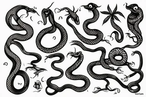snake tattoo idea