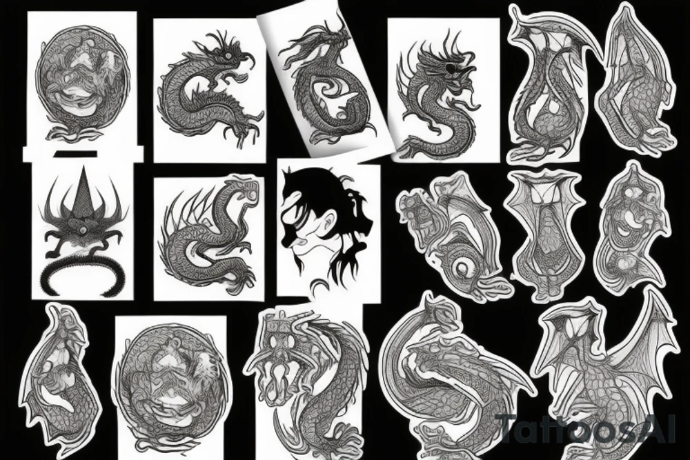 the Dragon tattoo idea