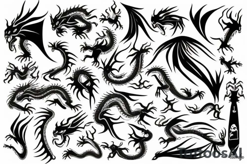 the Dragon tattoo idea