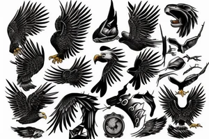 Eagle claw tattoo idea