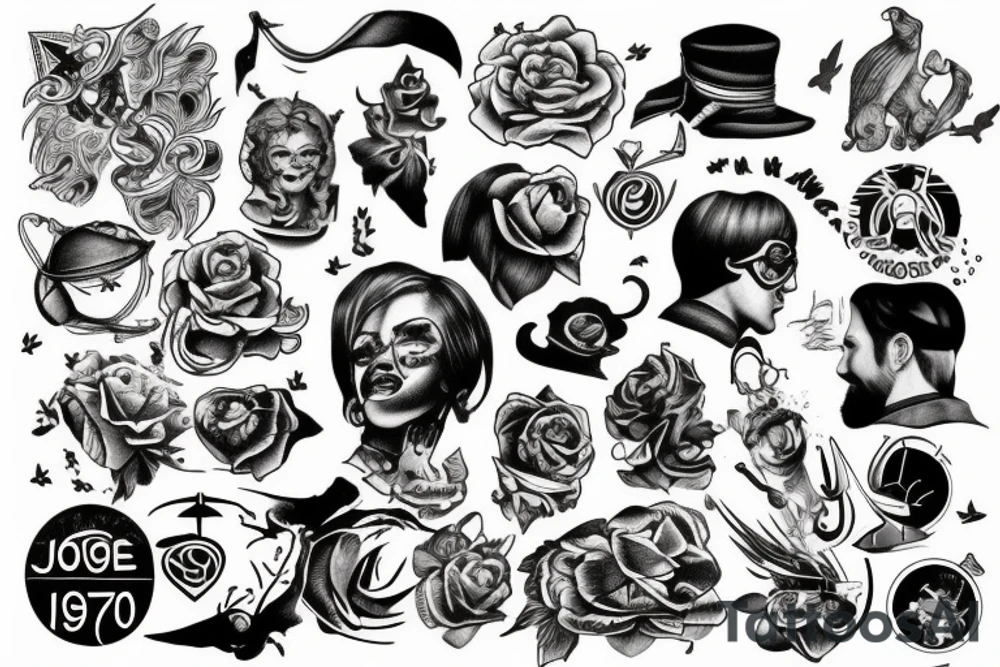 1973 1970 tattoo idea