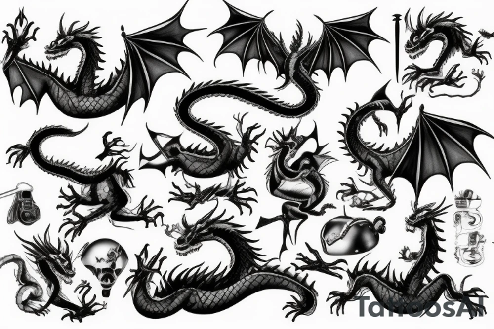 Dragon tattoo idea