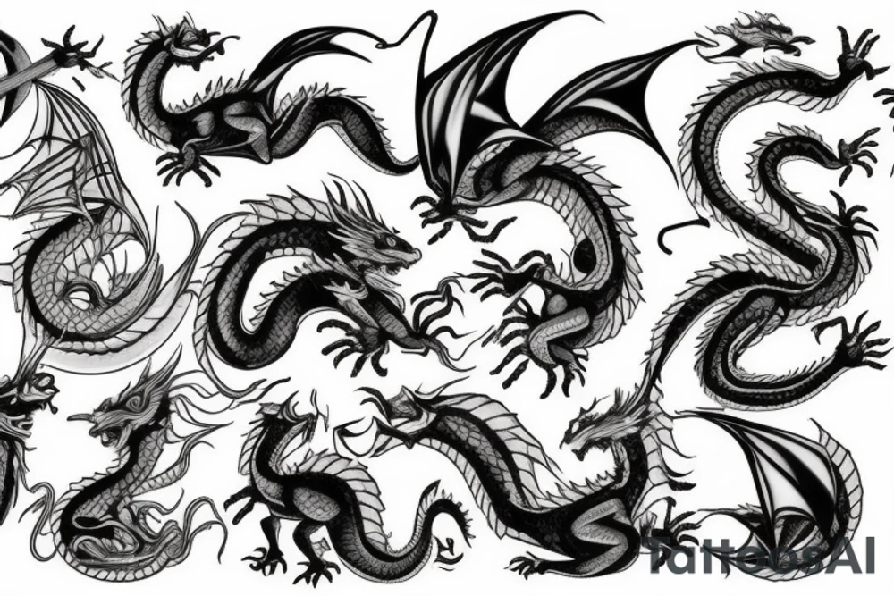 Dragon tattoo idea