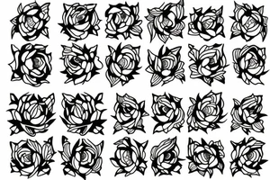 Peony’s and lillis tattoo idea