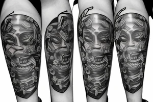 Money bags tattoo idea