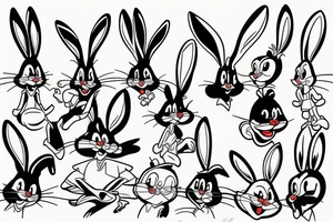 Bugs bunny tattoo idea