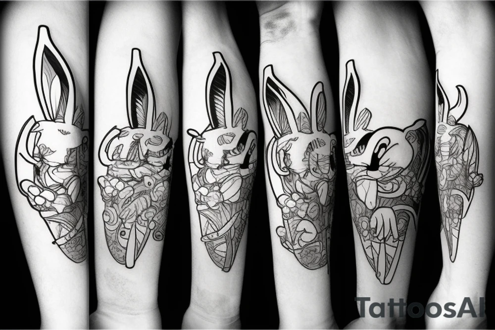 Bugs bunny tattoo idea