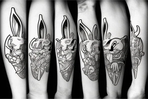 Bugs bunny tattoo idea