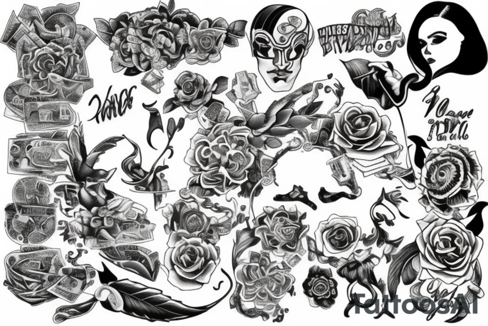 Money tattoo idea