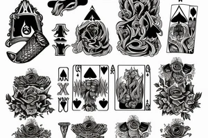 Ace of spades tattoo idea