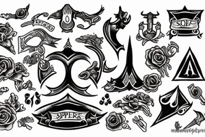 Ace of spades tattoo idea