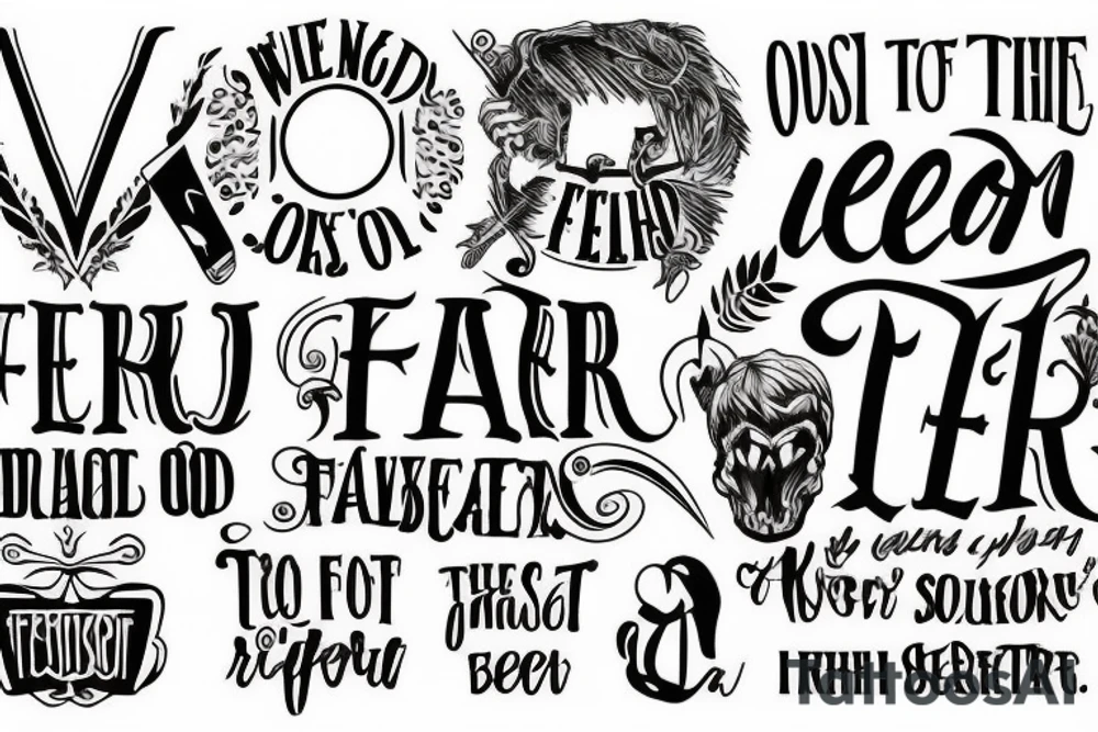 Wisdom begins with the fear of the Lord tattoo idea
