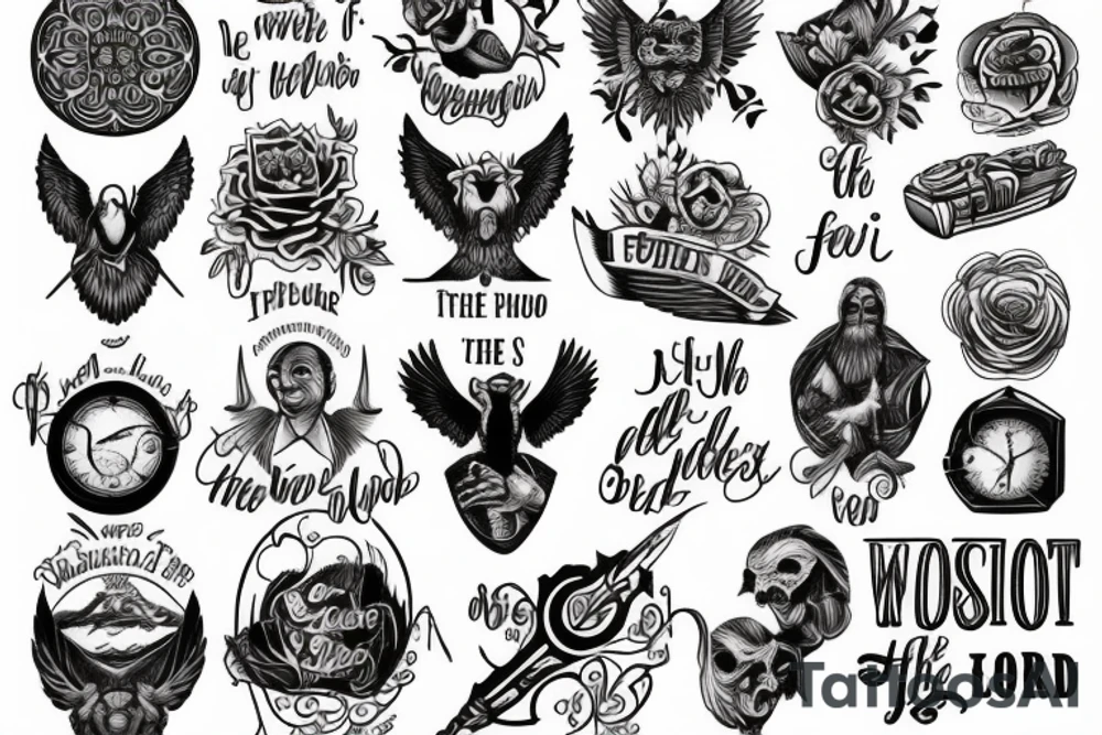 Wisdom begins with the fear of the Lord tattoo idea