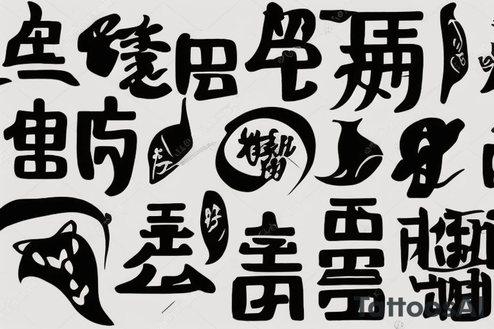 asian resturant. to represent the job as the food runner and has to include the quote: eat, sleep, chi, repeat. tattoo idea