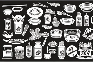 pan asian street food resturant. food runner. eat, sleep, chi, repeat. tattoo idea