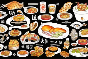asian street food resturant called chi. food runner. eat, sleep, chi, repeat. tattoo idea