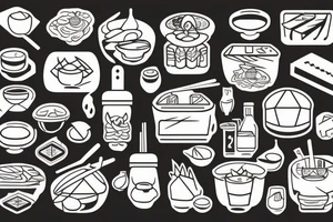 asian street food resturant called chi. food runner. eat, sleep, chi, repeat. tattoo idea