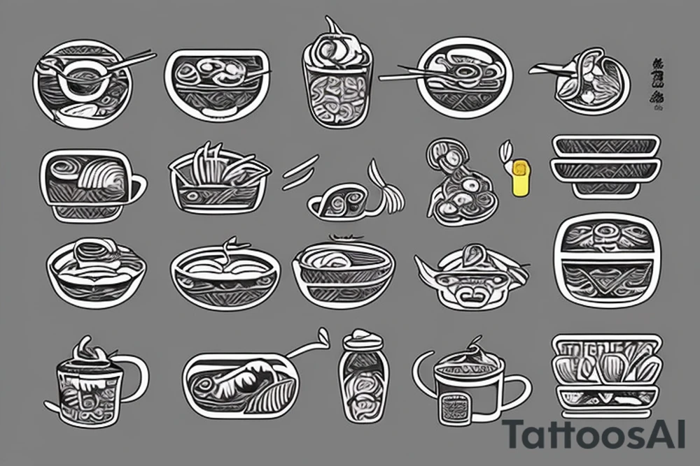 asian street food resturant called chi. food runner. eat, sleep, chi, repeat. tattoo idea