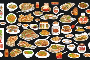 eat, sleep, chi, repeat. asian street food resturant called chi resturant. food runner. tattoo idea