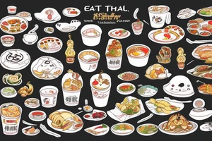 eat, sleep, chi, repeat. asian tappas resturant called chi resturant. food runner. tattoo idea