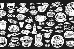 eat, sleep, chi, repeat. asian tappas resturant called chi resturant. food runner. tattoo idea
