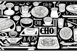 eat, sleep, chi, repeat. asian tappas resturant called chi resturant. food runner. tattoo idea