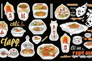 eat, sleep, chi, repeat. asian tappas resturant called chi resturant. food runner. tattoo idea
