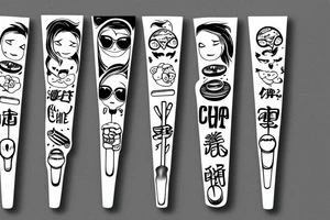 eat, sleep, chi, repeat. on chopsticks tattoo idea