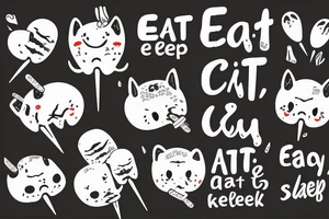 quote "eat, sleep, chi, repeat". on chopsticks tattoo idea