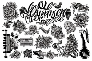 Love music state of Arkansas tattoo idea