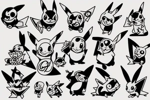 Pikachu tattoo idea