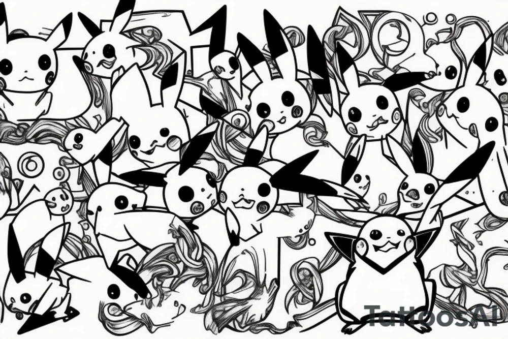Pikachu tattoo idea