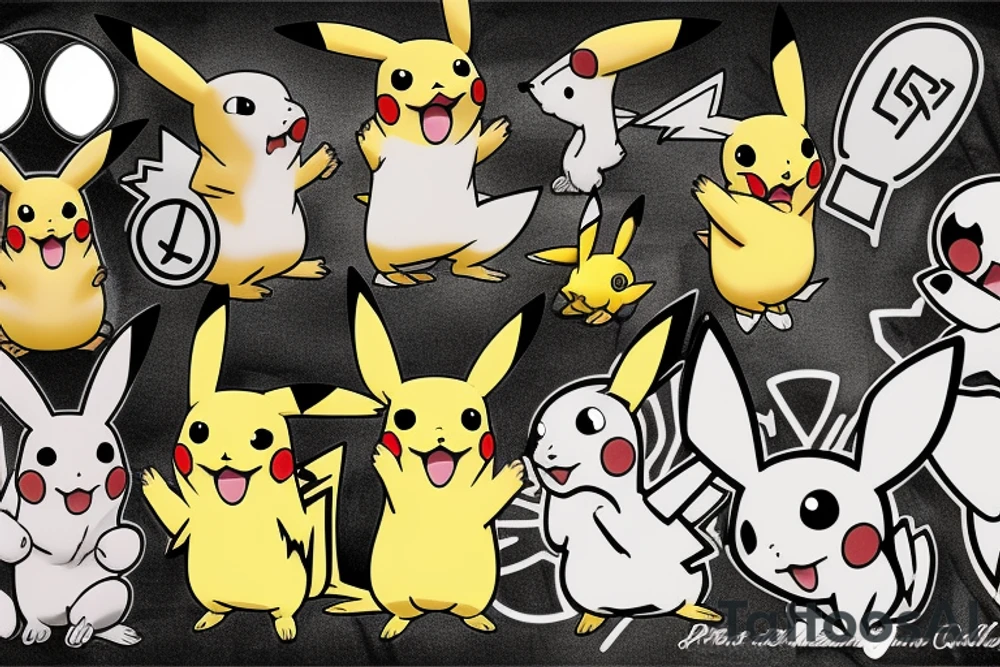 Pikachu tattoo idea