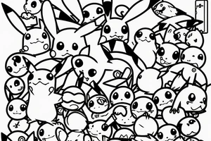 Pikachu tattoo idea