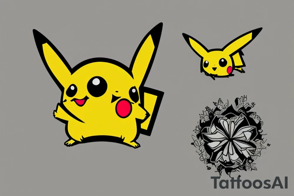Pikachu tattoo idea