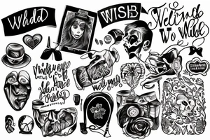 I wish you were here tattoo idea