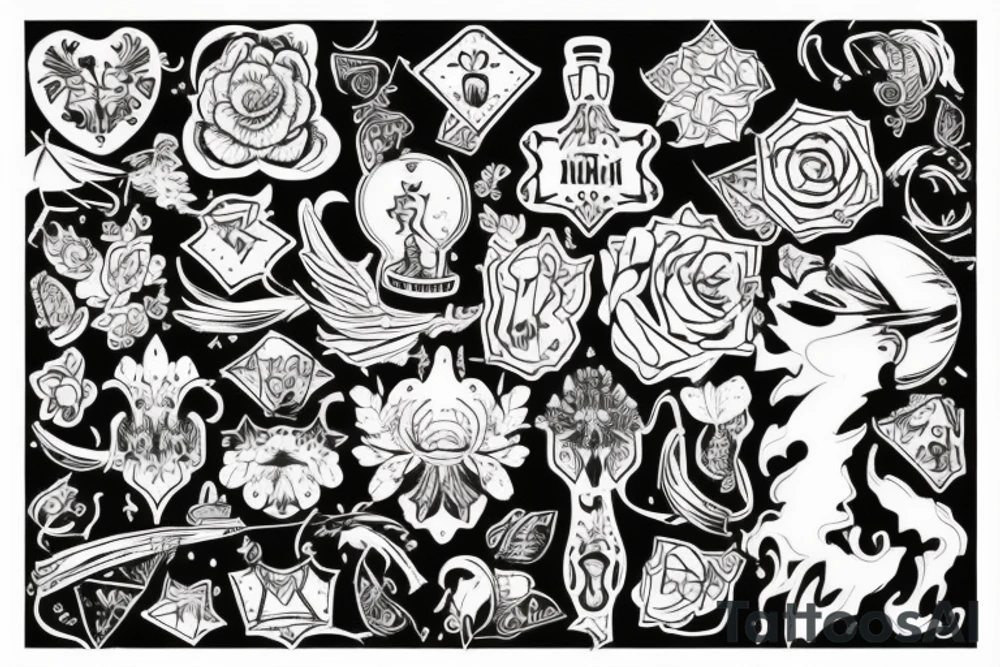 Птица прыгает по скалам на велосипеде tattoo idea